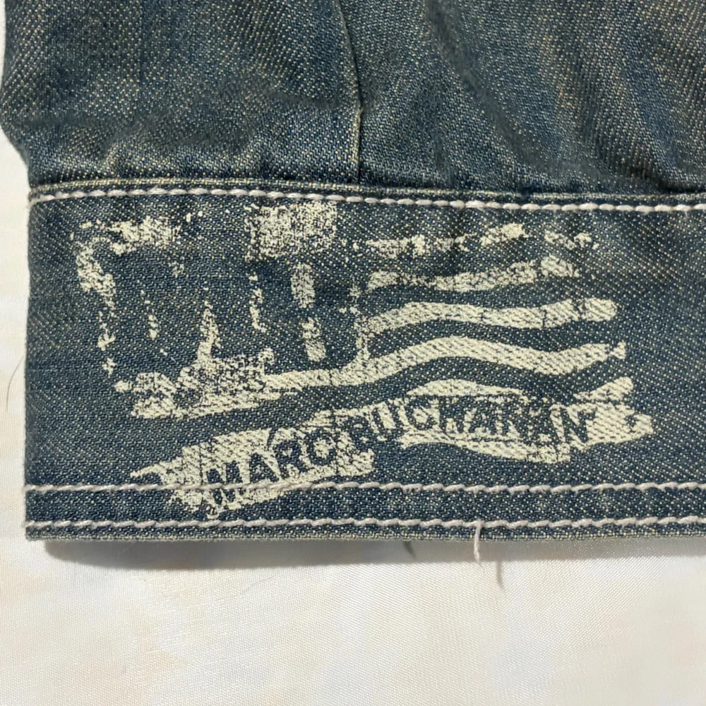 Vtg‎ '76 American Flag Marc Buchanan Denim Jacket